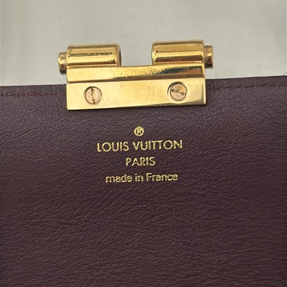 Louis Vuitton Brown Monogram Clutch with Gold Accent - Picture 11 of 11